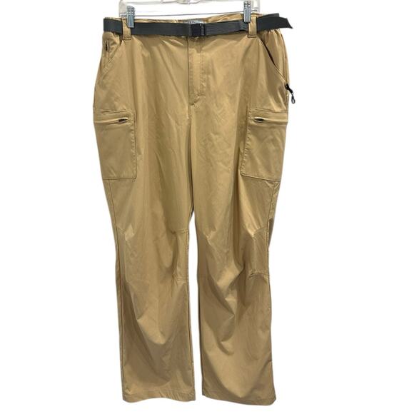L.L. Bean SunSmart Cargo Pants Khaki XL Lightweight Hike Camp Outdoors Gorpcore - Picture 2 of 13